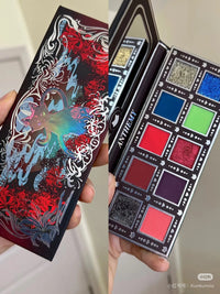 Anthemy 10 Color Eyeshadow Palette Matte Shimmer Chameleon Waterproof Long-Lasting Pearly Shiny Metal Eye Shadow Palette Make-up Good Vibrations