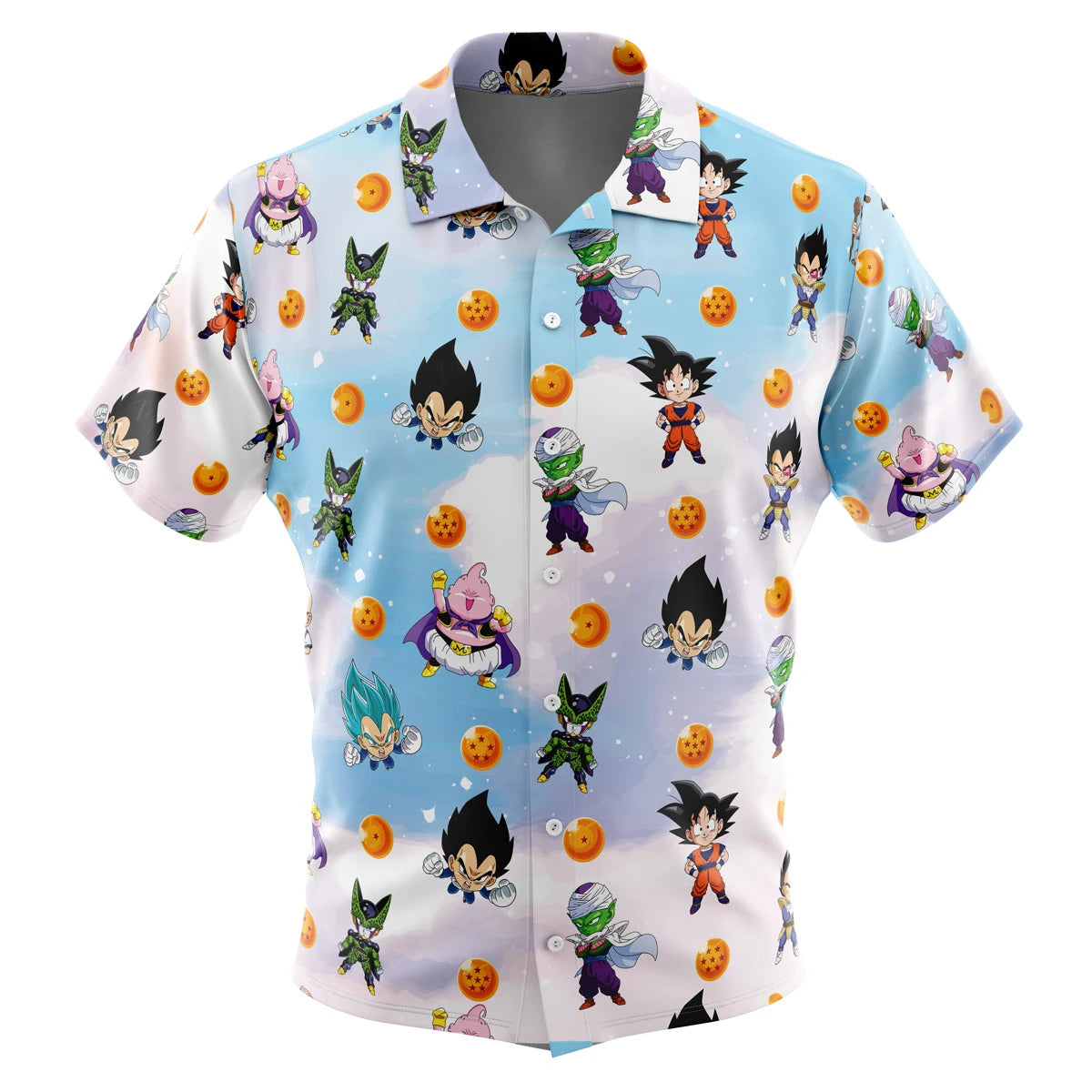 Zelda Spiritual Stones Zelda Button UpHawaiian ShirtFashion Trend Breathable Loose Versatile Casual Sports Summer Men Good Vibrations