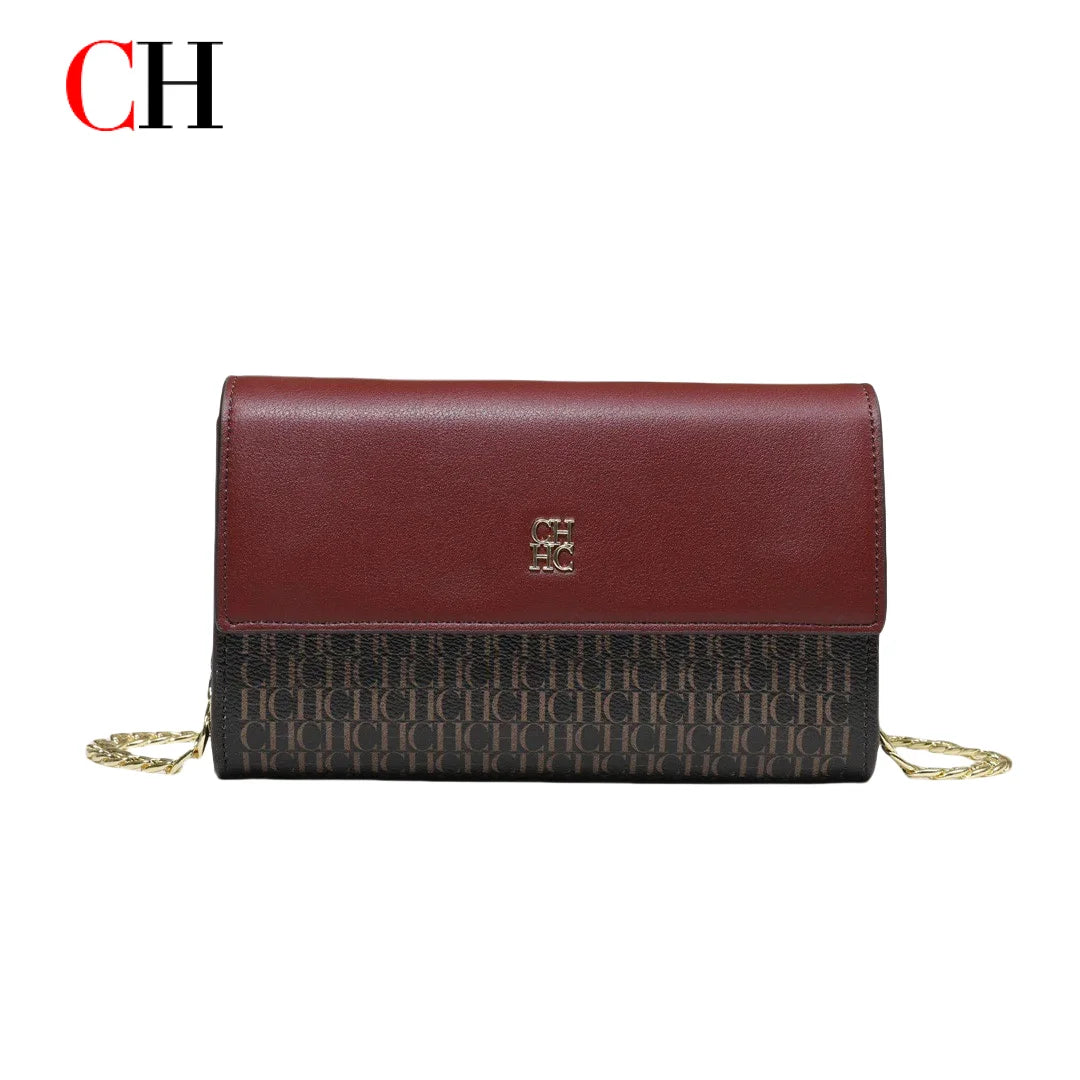 CH Crossbody Bag For Women Luxury Designer Handbag Fashion Embossed Leather Shoulder Bag Elegant Chain Clutch Bag For Daily Use Good Vibrations
