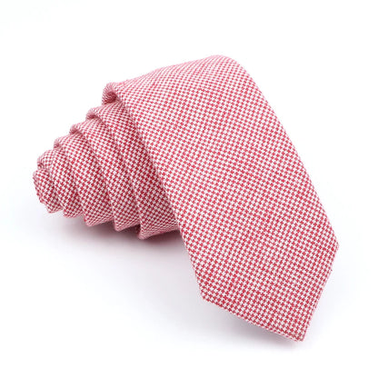 Wed Cotton Tie Solid Color Necktie For Man Woman Blue Pink Yellow Skinny Slim Ties Fashion Wedding Party Gifts Men Accessories Good Vibrations