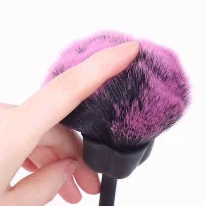 Rose-shaped Soft Brush For Manicure Nail Art Dust Brush Nail Dust Brush Gel Polish Dust Cleaning Nail Brushes Tool Nail Supplies Good Vibrations