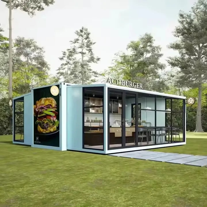 20Ft Australia Modern Granny Flat 2 Bedroom Luxury Predfabricated Container Homes Tiny House Expandable Container House Good Vibrations