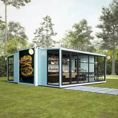 20Ft Australia Modern Granny Flat 2 Bedroom Luxury Predfabricated Container Homes Tiny House Expandable Container House Good Vibrations