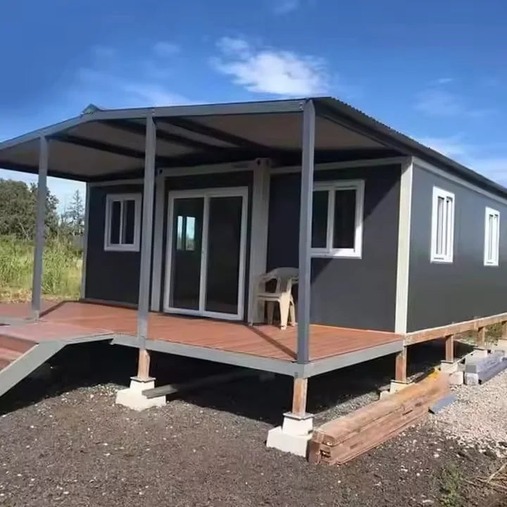 20Ft Australia Modern Granny Flat 2 Bedroom Luxury Predfabricated Container Homes Tiny House Expandable Container House Good Vibrations