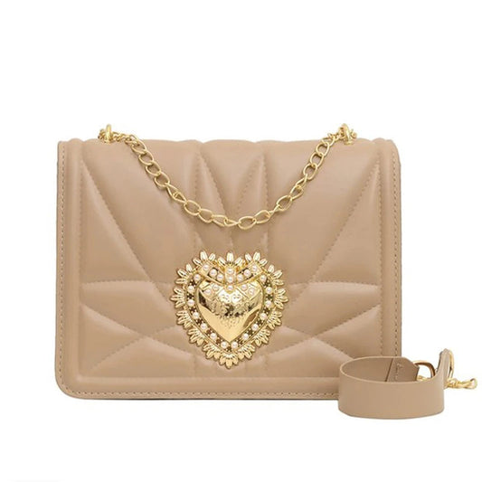 Woman Fashion Shoulder Bags New Brand Designer Wrist Small Square Bag Texture Chain Leather Handbag Luxury Trendy Messenger Bags Good Vibrations