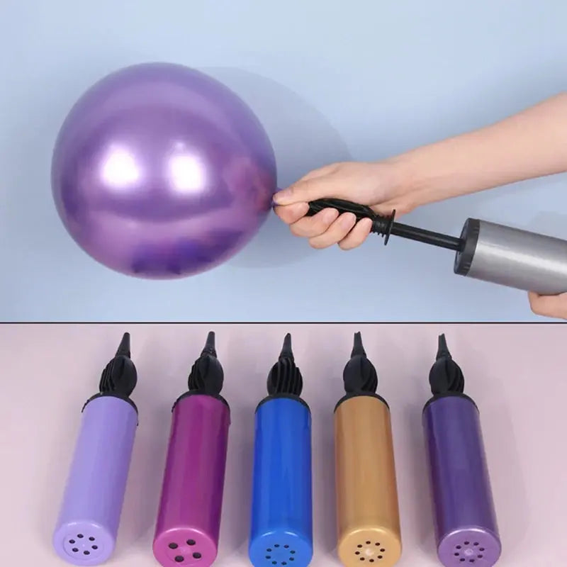 Balloon Pump Balloon Accessories Balloon inflator hand push Air Pump Wedding Valentine Birthday Party Decoration Tools Good Vibrations