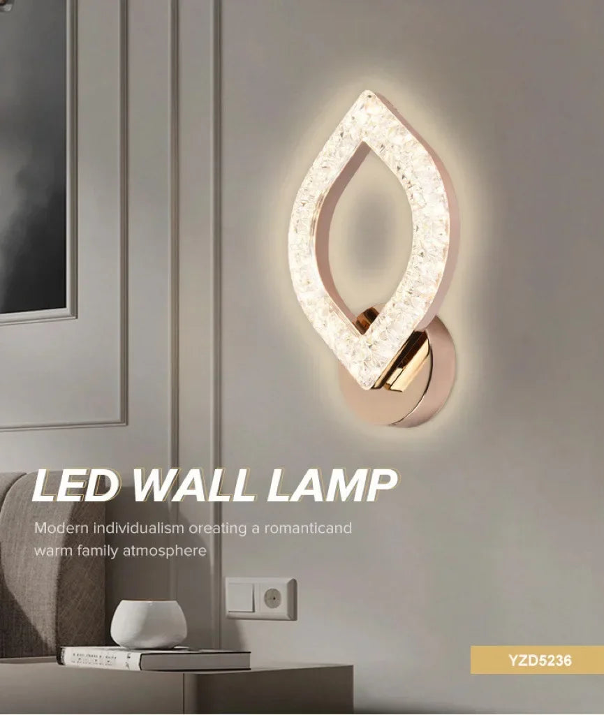 Bedside lamp bedroom decoration new master living  staircase modern simple background aisle wall light Good Vibrations
