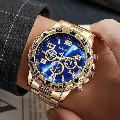 Men Watches Luxury Brand Watches for Men Fashion High Quality Quartz Wristwatches Business Steel Strap Sports Male Clock Good Vibrations