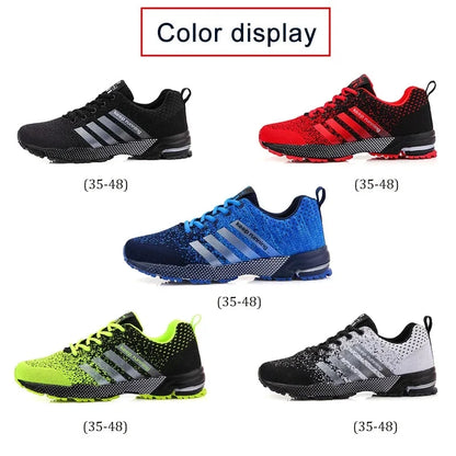 Men Shoes Comfortable Non-Slip Stable Shock Absorption Light Couple Shoes and Men's Sneakers Mesh Breathable Casual Basket Homme Good Vibrations
