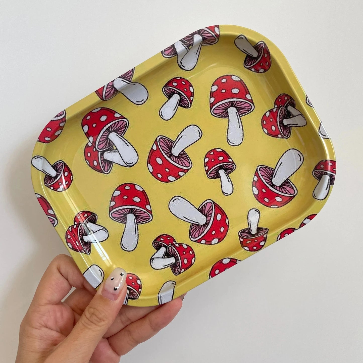 7x5.5inch Rolling Tray Tobacco Smoke Accessories Good Vibrations