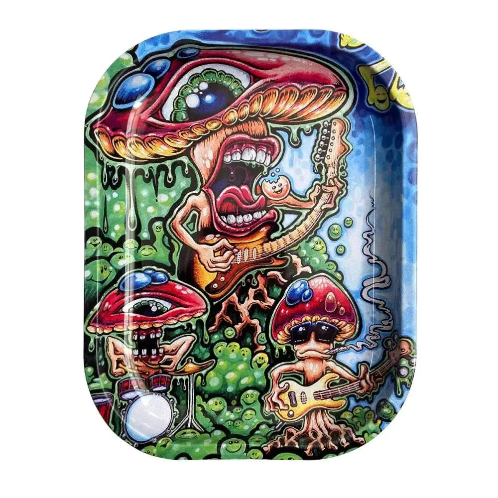 Various Pattern Designs Rolling Tray Herb Tinplate Plate Grinder Tools Rolling Tray 180 x 140 MM Herb Tobacco Smoke Accessories Good Vibrations Adult Super Store