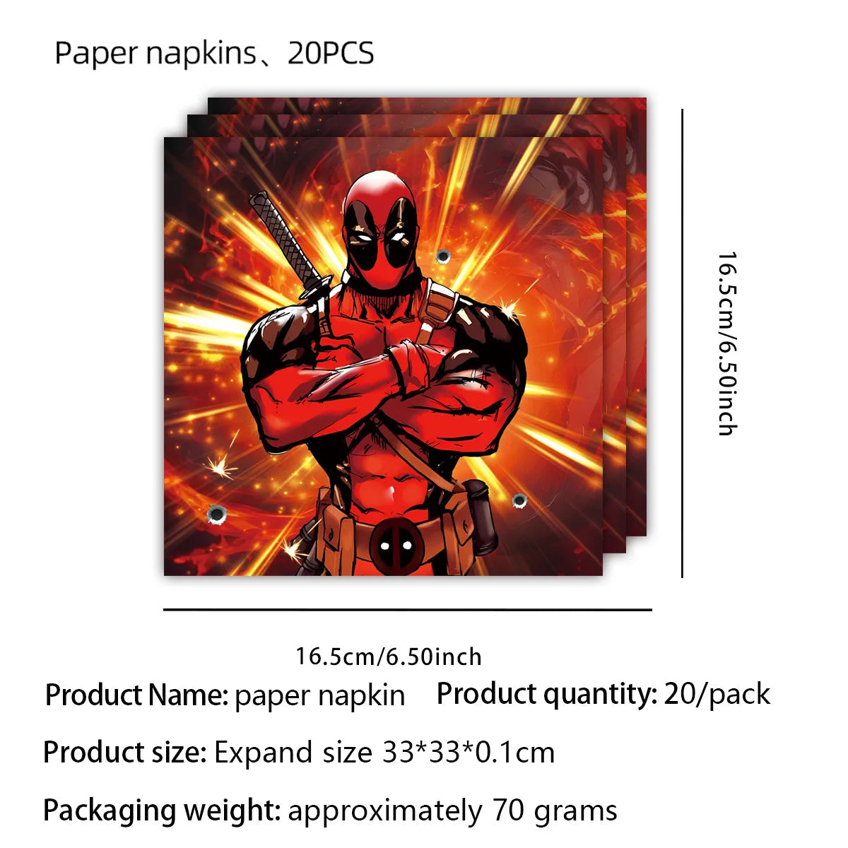 Superhero Deadpool Birthday Party Decor Disposable Tableware Plate Tablecloth Cake Topper Banner Wolverine Boy Kid Party Supplie Good Vibrations