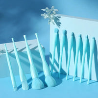 10 pcs Candy Color Makeup Brushes Set 2021 New Powder Foundation Eyebrow Eyeshadow Blush Make Up Tools Kit Foundation Brush Set Good Vibrations