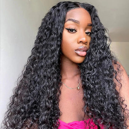 YAWAWE Glueless Wig Human Hair Ready To Wear Water Wave Pre-plucked 13x6 Lace Frontal Wigs For Women HD Lace Wigs Clearance Sale Good Vibrations