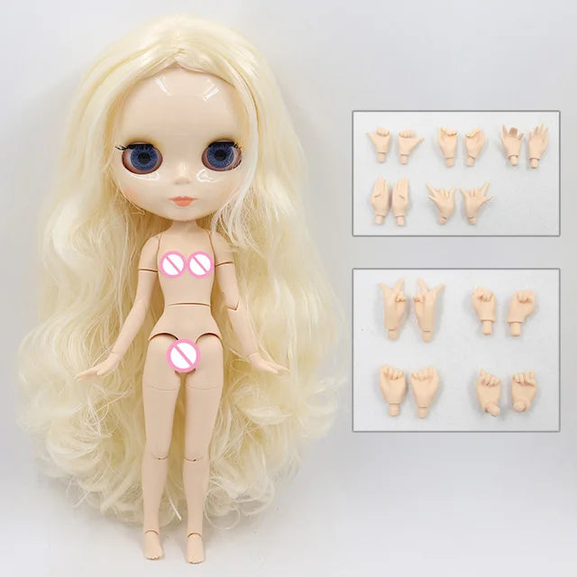 ICY DBS blyth doll 1/6 bjd toy joint body white skin shiny & matte face 30cm on sale special price toy gift anime doll Good Vibrations