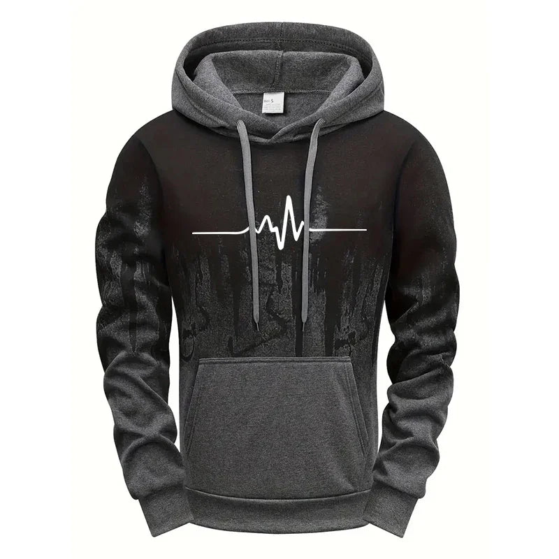 High Quality Men's Tracksuit Casual Jogging Men Versatile Sweatshirts Sweat Pants Fashion Comfort Daily Sports Simple Hoodie Set Good Vibrations