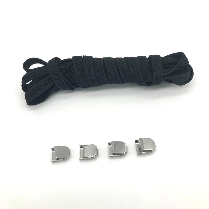No tie Shoe laces Elastic laces Sneakers Flat Shoelaces without ties Quick Shoelace for Shoes Kids Adult One Size fits All Shoes Good Vibrations