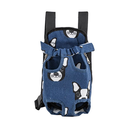 Adjustable Cat Carrier Bag Pet Double Shoulder Backpack Portable Bag Outdoor Travel Camping Hiking Cat Bag Dog Bag Good Vibrations