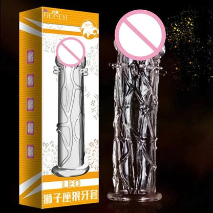 Particles Condoms Reusable Sex Toys High Sensitivity Sleeves