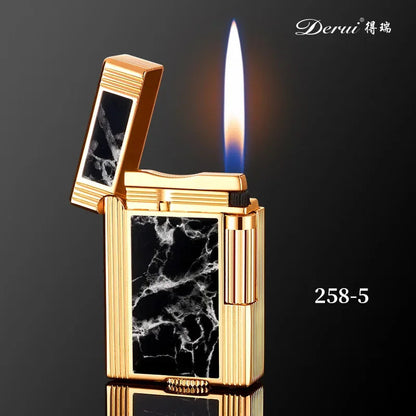 Metal Stripe Loud Lighter Unusual Lighters Cigarette Lighter Creative Wheel Lighter Butane Gas Lighter Open Fire Square Lighter Good Vibrations Adult Super Store