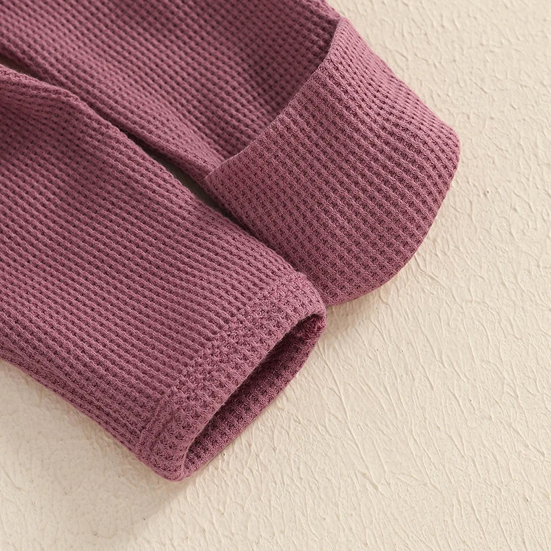 Spring Autumn Baby Toddler Girls Jumpsuit Infant Newborn Baby Girls Long Sleeve Crew Neck Ruffles Footies Rompers Baby Clothes Good Vibrations