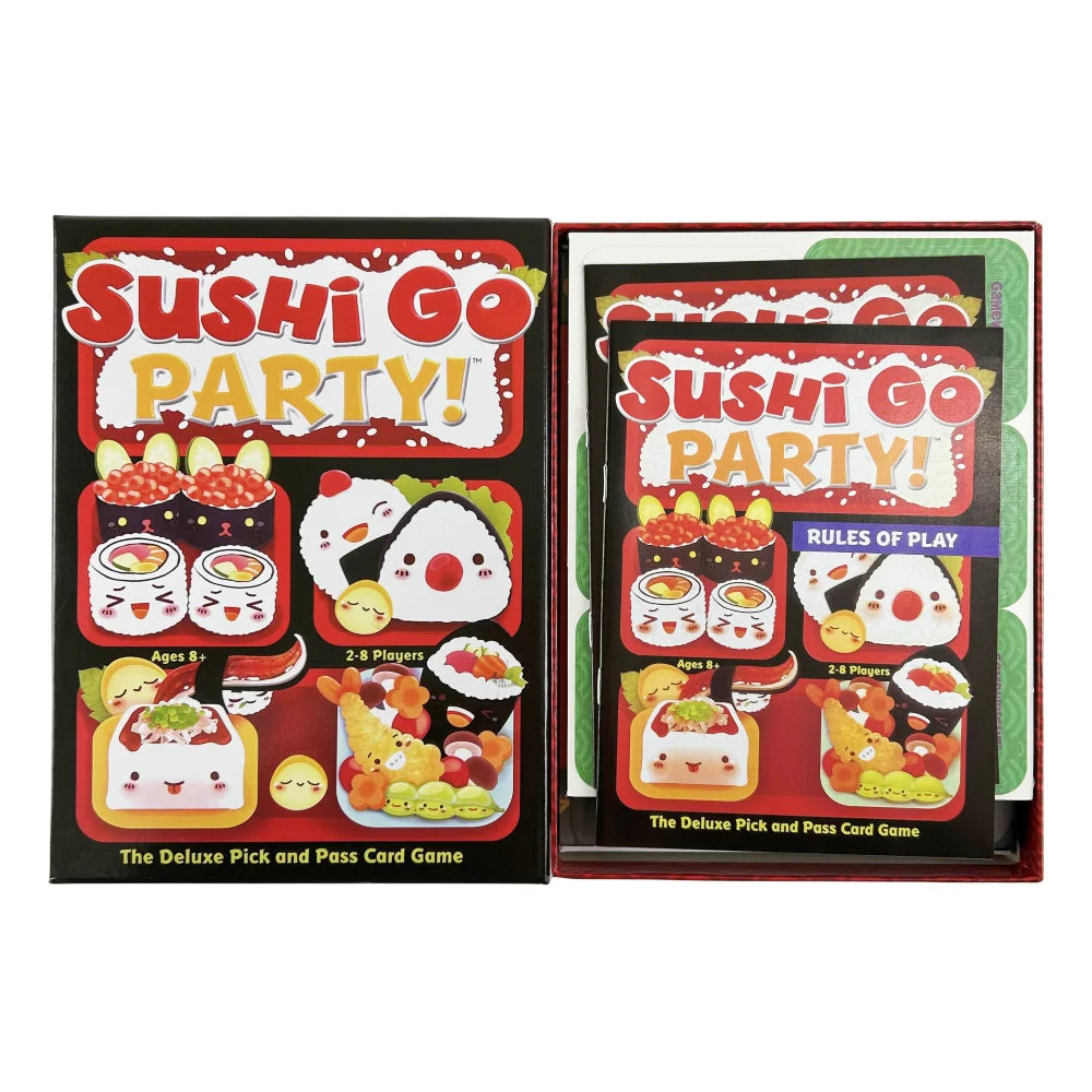 Sushi Go Party Family Gathering Game Card,Fun Card Game,Party Board Deck Good Vibrations