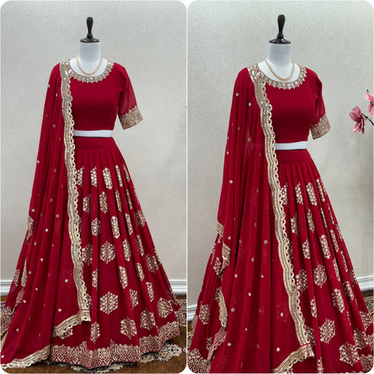 Designer Wedding Dresses Embroidered Lehenga-Choli Good Vibrations