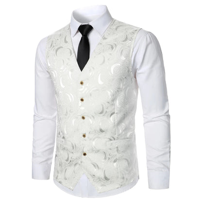 Men Suit Vest Coat Stripe Fabric Open Button Design Classic Design Causal  Business Fashion Slim Fit Men Suit Good Vibrations
