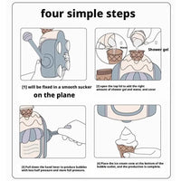 Bath Bubble Toy Funny DlY Ice Cream With Foam Good Vibrations