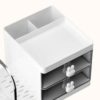 Six Grids Bookend Book Holder Save Space with Storage Box Desk Stand Bookshelf Durable Practical Books Storage Rack Good Vibrations