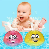 Bath Toy Ball Spray Light Rotating Shower Pool Children Toys Children Toddler Swimming Party Bathroom LED Light Toy Gift Good Vibrations