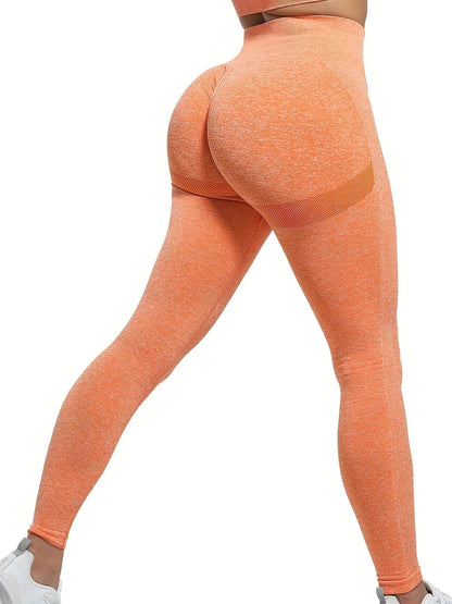 Seamless Butt Lifting Workout Leggings for Women High Waist Yoga Pants Compression Contour Tights Good Vibrations