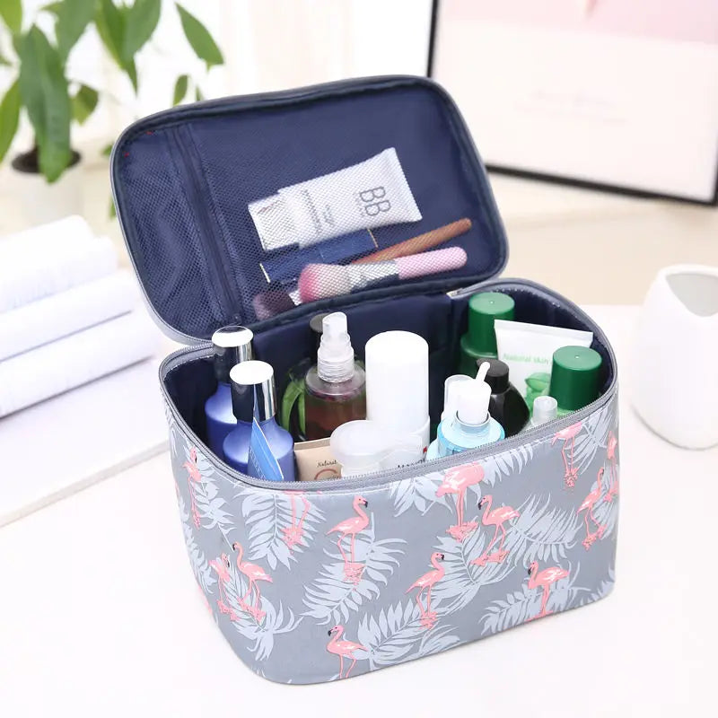 Portable Oxford Cloth Makeup Organizers Jewelry Organizer Household Make Up Organizer Toiletries Storage Bag Cosmetic Bag