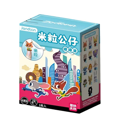 JANDOOM Disney Toy Story Zootopia Stitch Pooh Bear Mickey Mouse Action Figure Blind box Rice Grain Doll Anime Model Toys Gifts Good Vibrations