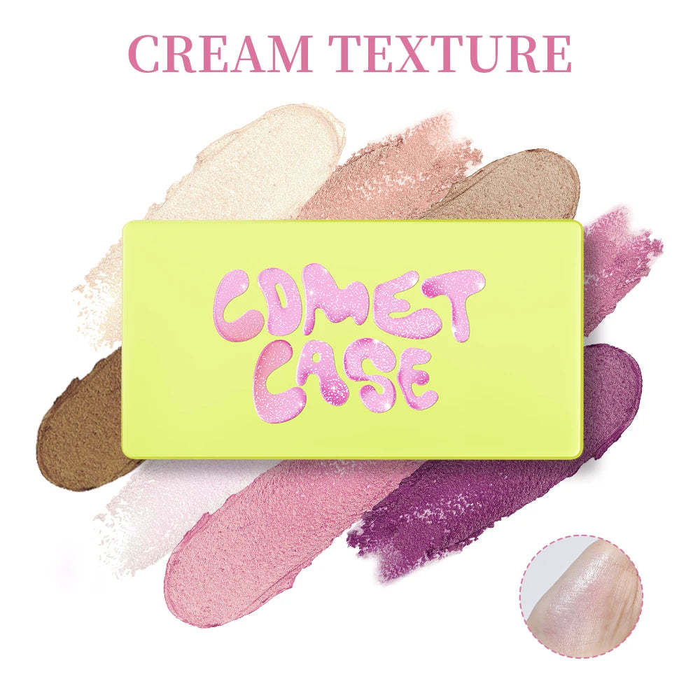 8Colors Highlight/Brow/Blush Palett Enhance Facial Three-dimensional Makeup Shimmer Waterproof Makeup Tool Cosmetic Good Vibrations