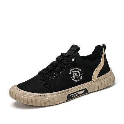 2025 Fashion Driving Walking Tennis Shoes for Male Men Casual Shoes Breathable Black Sneakers Skate Flats Comfortable Casual Good Vibrations
