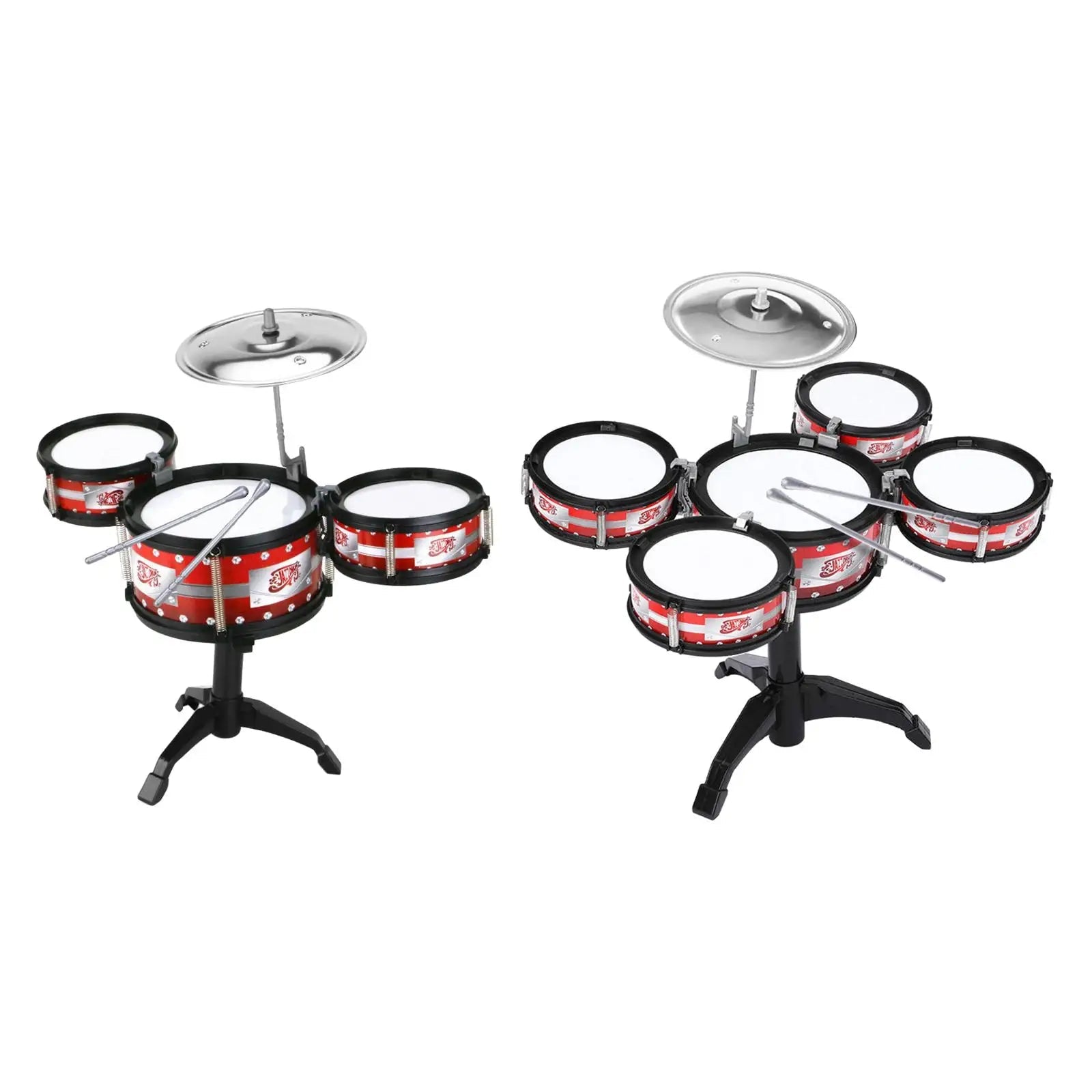 Toddlers Educational Drum Set Musical Toys Sensory Toy Kids Drum Set for Children 1 2 3 4 Years Old Kindergarten Kids Girls Boys Good Vibrations