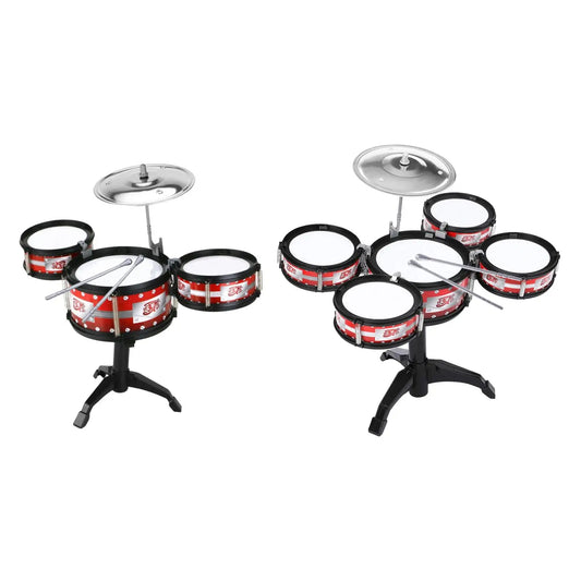 Toddlers Educational Drum Set Musical Toys Sensory Toy Kids Drum Set for Children 1 2 3 4 Years Old Kindergarten Kids Girls Boys Good Vibrations