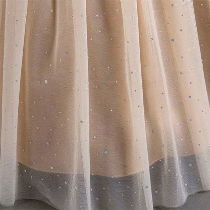 2024 Teen Girls Bridesmaid Flower Dresses for Wedding Elegant Luxury Party Sequin Lace Princess Evening Dress Birthday Prom Gown Good Vibrations