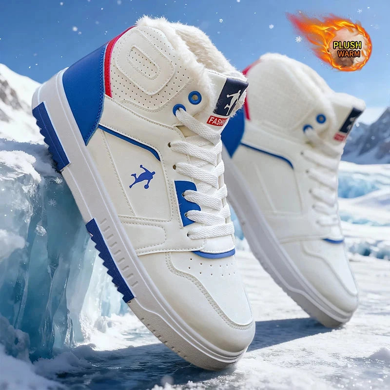 Men's casual sports outdoor hiking trendy fashion street comfortable Youth basketball sneakers Winter Good Vibrations
