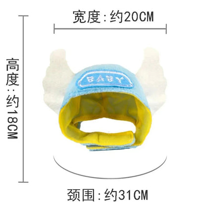 Cute Cat Turkey Hat Funny Hand-made Banana Puppy Caps Pets Halloween Party Cosplay Headwear Adjiustable Cat Hat Hair Decoration Good Vibrations