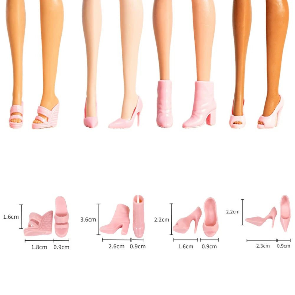Fashion Dollhouse Furniture For 11.5 inch Dolls Accessories 1:12 Wardrobe Bed Chair Sofa 29-32 cm Doll Shoe Rack Slide Toys  JJ Good Vibrations