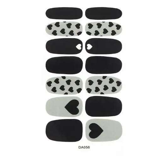 Nail Stickers DIY Decals For Nail Art Wraps Women Beauty Full Cover Nail Manicures Decorations Uñas Postizas Press On Nails Good Vibrations