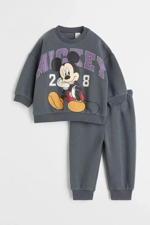Baby Clothing Set Children's Set Boys' Trendy Loose Sports Set Children's Sports Set Fashionable Top+pants 2-piece Set Good Vibrations