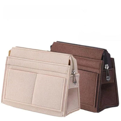 Purse Organizer Insert, Multi-Pocket Felt Bag Organizer For Handbag Tote Bag Purse Organizer Good Vibrations