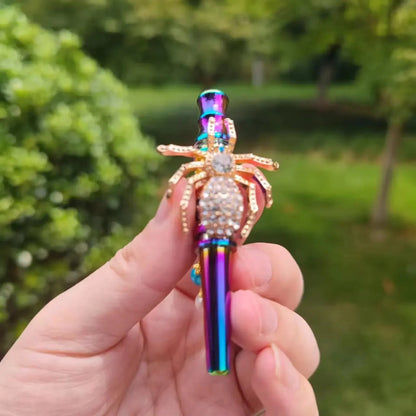 8cm colorful spider shaped metal cigarette holder Good Vibrations Adult Super Store