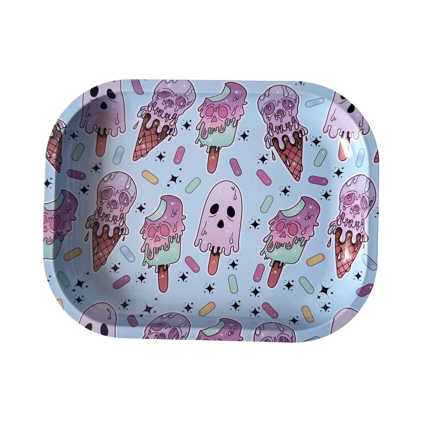 7x5.5inch Rolling Tray Smoking Accessories New Arrivals Good Vibrations