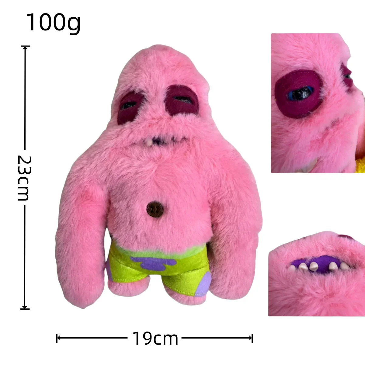 Fuggler Spongebob Squarepants Patrick Star Series Plush Toys Little Monsters Funny Ugly Monster Tooth Birthday Christmas Gift Good Vibrations