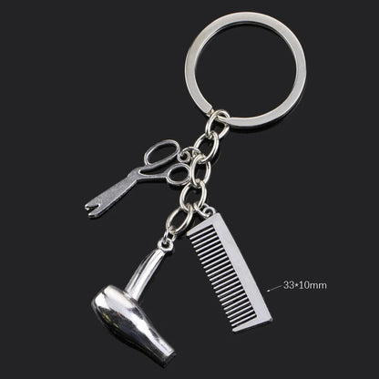 Fashion Animal Women Keychain Car Moon Cat Dog Love Heart Key Chain Friends Gift Jewelry Bag Pendant Wing Evil Eye Angel Turtles Good Vibrations