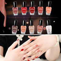 10 PCS Air Dry Nail Polish Peelable Water Based Non Toxic Odorless Quick Dry Toenail Finger Gel No Lamp Baking Nail Art Manicure Good Vibrations